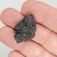 ecf86e48-9216-5315-8d78-d560fdce2bed.jpg Black Tektite Space Glass Specimen | #554