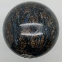 42040dbe-f795-5f52-b95d-882b626d39f9.jpg ARFVEDSONITE | Massive Gemstone Sphere | 93mm | #A6