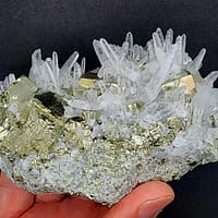 072c82d4-4cb6-5ada-919f-2d215c47fa22-1.jpg Large Quartz Cluster with Pyrite – 1035g | Huanzala Mine, Peru