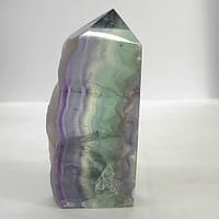 14957187-a704-5dbf-8a32-10ab4be928cf.jpg Rainbow Fluorite Polished Point Slab – With Natural “Live Edge” Druzy 🌈✨ | #1905