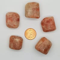 sunstone polished pieces Tumbled Sunstone | 5 pc set