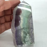 d7b768f8-ea94-5702-827f-7da08bef58fa.jpg Rainbow Fluorite Polished Point Slab – With Natural “Live Edge” Druzy 🌈✨ | #1905