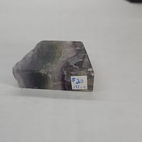 ef7ece6b-fb7a-5b3f-bc94-0c782c631768.jpg Rainbow Fluorite Polished Point Slab – With Natural “Live Edge” Druzy 🌈✨ | #1888