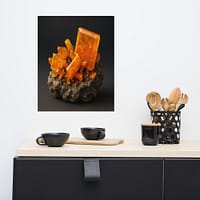 enhanced-matte-paper-poster-in-16x20-front-6a2009075c020.jpg Desert Fire: Wulfenite Crystal Formation