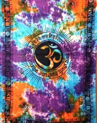 2f560761-3c19-5846-98b9-38d9ef0ada9d.jpg Tie Dye Radiant OM Chakra Tapestry
