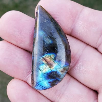 62c169d3-e1d0-5dfe-ad0f-8d29905ab136.jpg Large Labradorite Cabochon #C