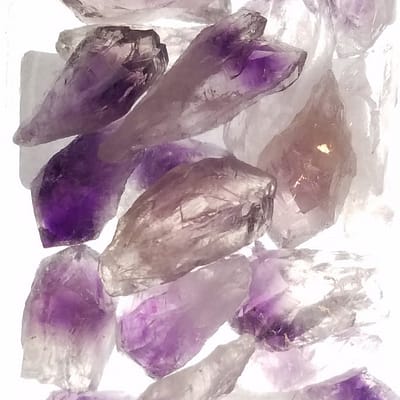 Amethyst mini crystals Amethyst Crystal Points Small 5pc