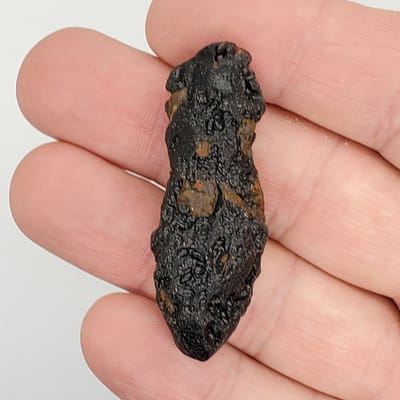 f257ca2e-4920-59d2-9e8c-9b917102d86e.jpg Black Tektite Space Glass Specimen | #550