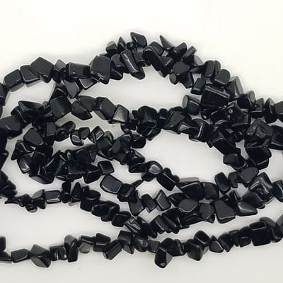 198dfac1-fe4b-54e8-b581-304325752bdb.jpg Black Onyx Chip Beads | Package of 100