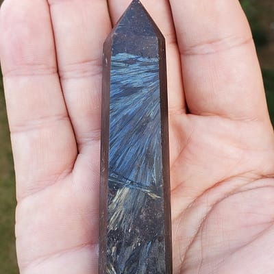 2bf52760-edeb-5c3d-97e4-30ba120ba942-1.jpg Arfvedsonite Polished Point 1 Pc