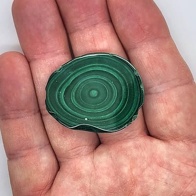 3e9b4bba-93c8-5bda-82fd-5d322a2f8995.jpg Malachite Polished Slice | #2093