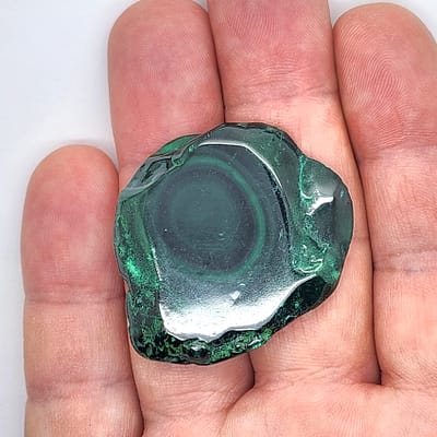 557d25b7-ce29-501b-907d-f67e454f0ae2.jpg Malachite Polished Slice | #2105