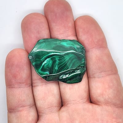 58cda9e7-a198-51c3-b616-a3f703f6b46a.jpg Malachite Polished Slice | #2111