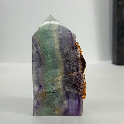 886d44af-9d27-5949-a978-7235b5ed5876.jpg Rainbow Fluorite Polished Point -Live Edge | 2.G