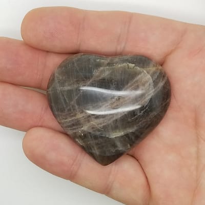cf3b919e-7a79-5730-93e5-4852d7f834ac.jpg Black Moonstone Heart Shape | #1720