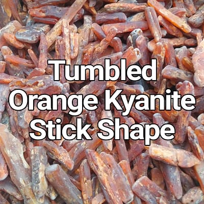 3addfe26-0b8e-5edf-b228-342d14593725.jpg ORANGE KYANITE TUMBLED | 1LB Stick shape | Small