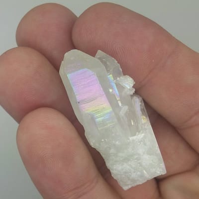 96f64586-582d-510f-878e-961df767b1d7.jpg OPAL AURA Quartz Crystal Specimen | Metaphysical | Wire Wrapping | 1A