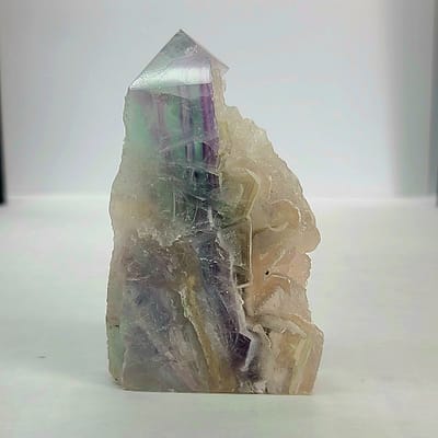 decb1ede-be3a-51bd-a52a-9f030ae75fd6.jpg Rainbow Fluorite Polished Point Slab – With Natural “Live Edge” Druzy 🌈✨ | #1837