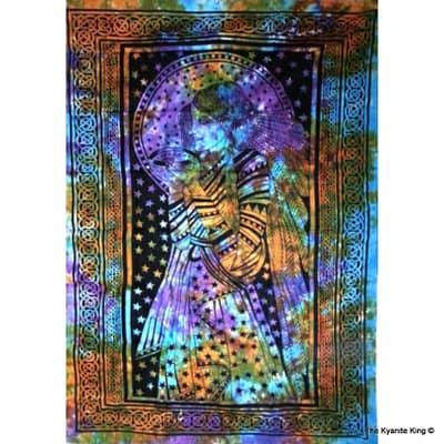 2500c48f-1993-5dda-9e9e-cc8a48026f4a.jpg Tie Dye Sacred Prayer Tapestry