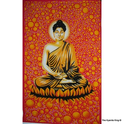 627f5131-d260-54af-a8a7-d8317290a2b0.jpg Buddha Orange Tapestry