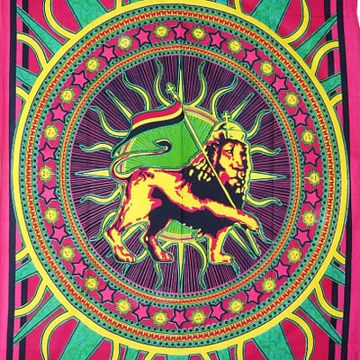 7ec54baa-c602-54d6-aac0-31ae575f42b9.jpg Rasta Lion Sun Tapestry Medium Size 58x82