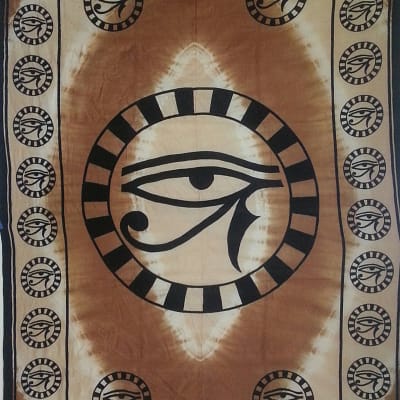 9f907799-8f06-518a-995d-aa870bca1bba.jpg Eye of Horus Protection Tapestry -Tan