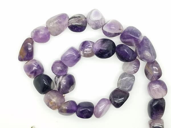 Gemstone Beads Amethyst Nugget Shape Beads | Bag of 10 Beads