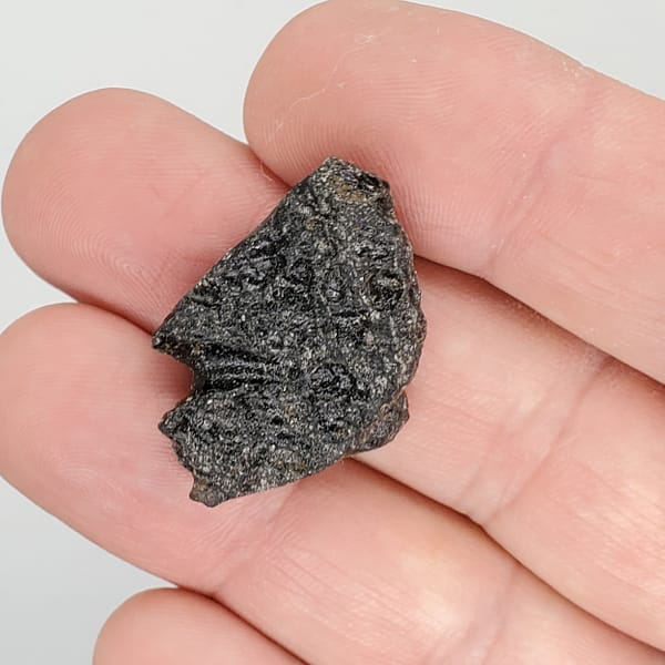 ecf86e48-9216-5315-8d78-d560fdce2bed.jpg Black Tektite Space Glass Specimen | #554