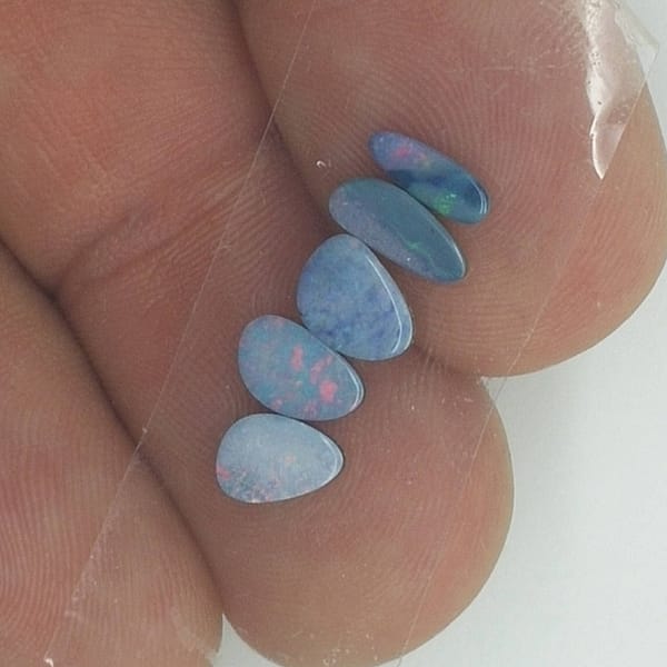 f25ad861-c72d-57f0-9975-21357922a774.jpg OPAL Cabochons | 5 Piece Wholesale | Jewelry Making | Wire Wrapping - E