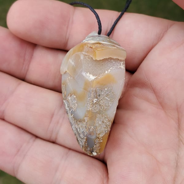 d49b1e00-19a0-5dc2-8206-9419ce8a5ede-1.jpg Spiralite Aura Fossil Pendant Large | #1488