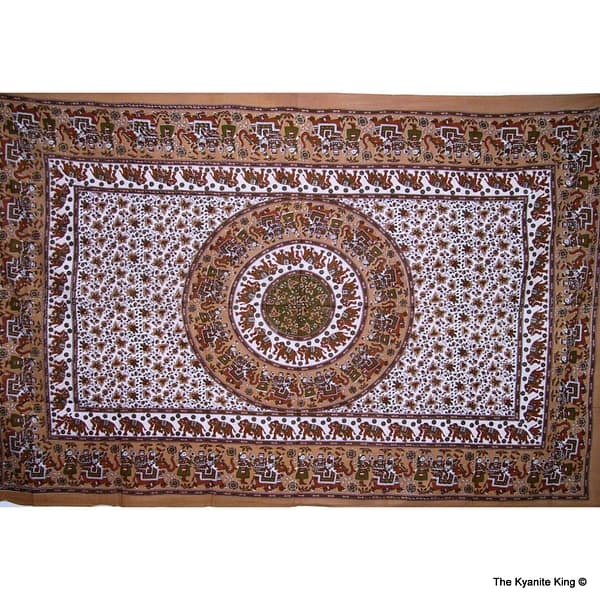 d3f60023-9ffb-5906-bdb6-8b619bde2b15.jpg Radial Elephant Classic Tapestry Medium Size 58x82