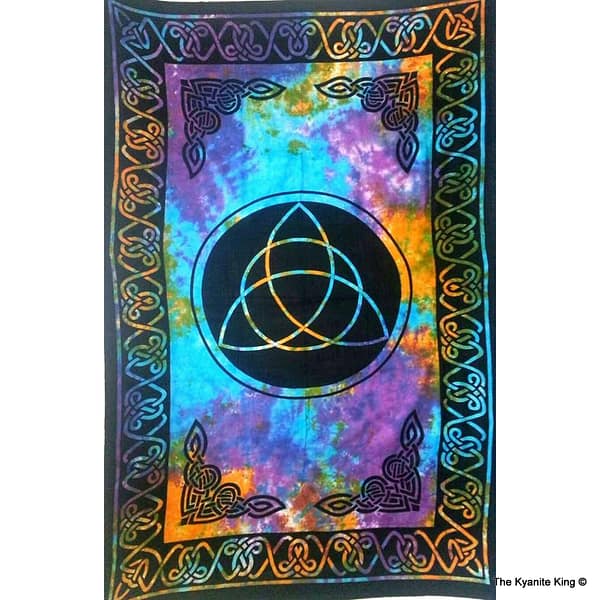 da3742c3-9ad9-573f-ac8f-40c3dc075688.jpg Tie Dye Celtic Trinity Knot Tapestry Medium