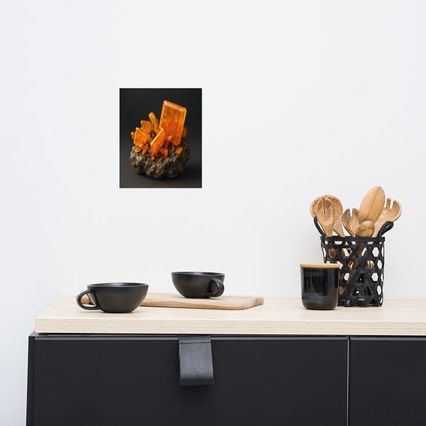 enhanced-matte-paper-poster-in-8x10-front-6a2009075c61b.jpg Desert Fire: Wulfenite Crystal Formation