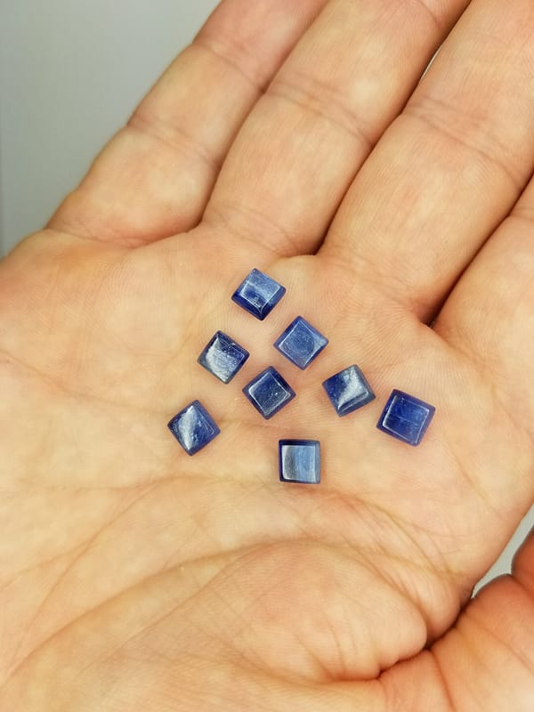 ce07a086-b51d-5783-b333-77b74a2ff7e8.jpg Blue Kyanite Cabochons Square Shape | 6mm