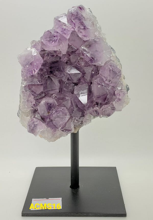 849894a9-fe63-5b2a-ab02-9a05688fdfe2.jpg Amethyst Cluster Medium on Stand | #180